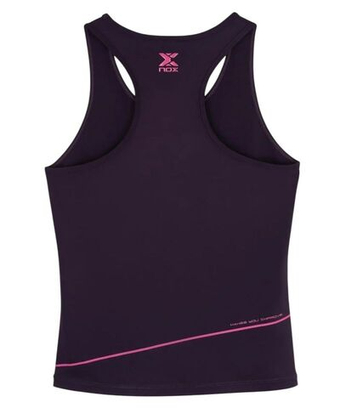 Женский топ теннисный NOX Pro - blackberry