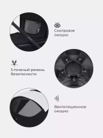 Коляска детская MOWBaby 2 в 1 "SPRINT" МВ321 Black