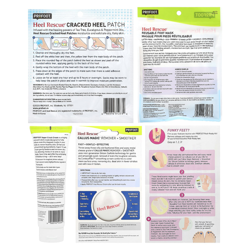 Profoot, Pedi Готов к использованию, набор из 4 предметов