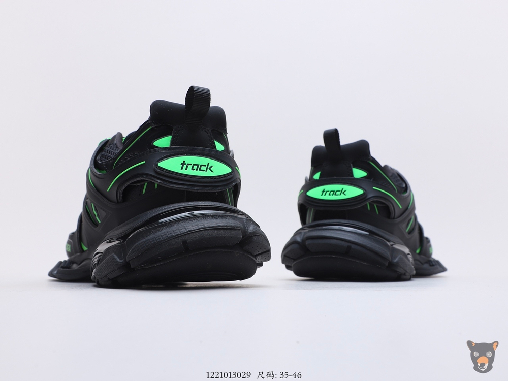 Кроссовки Track Trainers Black/Green