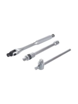 Набор инструментов 18 предметов 1/4 Inforce, Сталь Cr-V, Профессиональный, 06-07-13