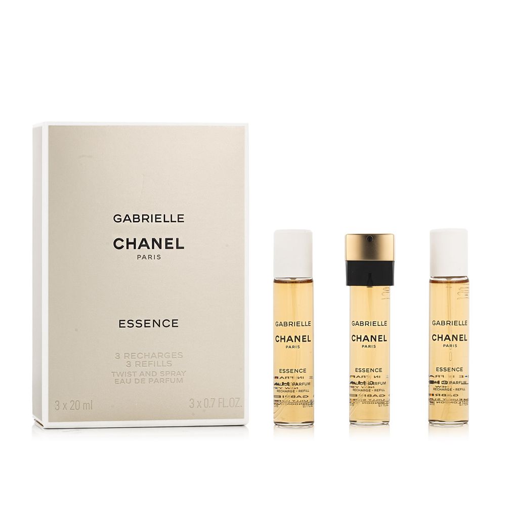 Chanel Gabrielle Essence EDT 3 x 20 ml Refill pocket (mini) spray W 60 ml