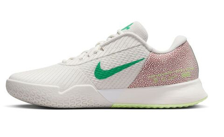 Мужские кроссовки теннисные Nike Air Zoom Vapor Pro 2 Premium - Серебро, зеленый, желтый