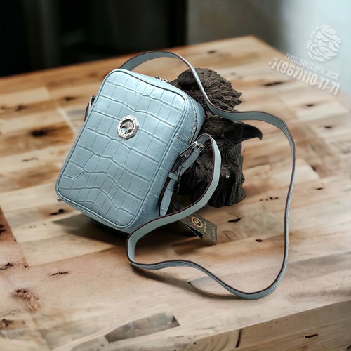 Мессенджер-Сумка через плечо Stefano Ricci из кожи крокодила