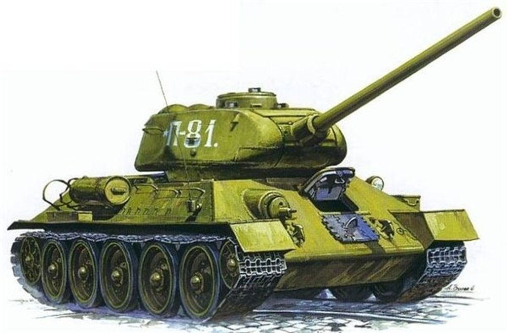 Купить Модель сборная Советский танк Т-34/85