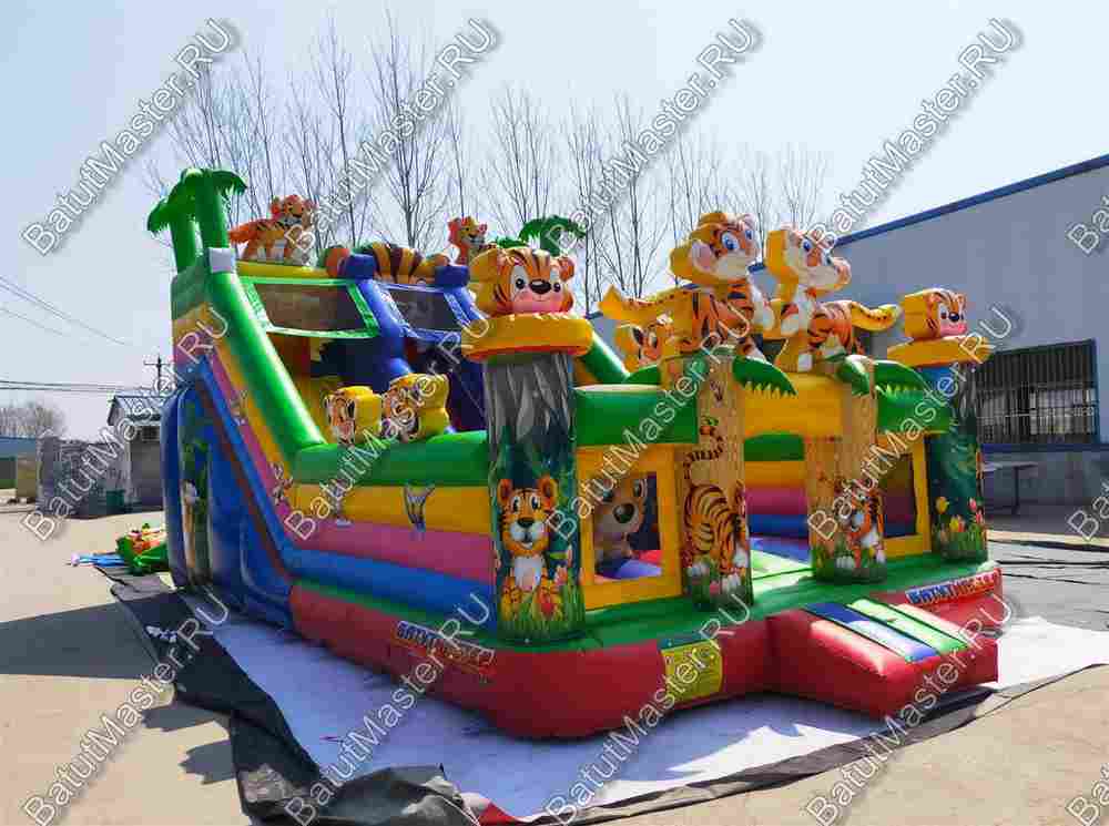 Коммерческий батут «Тигриная страна », 8*5*5 м