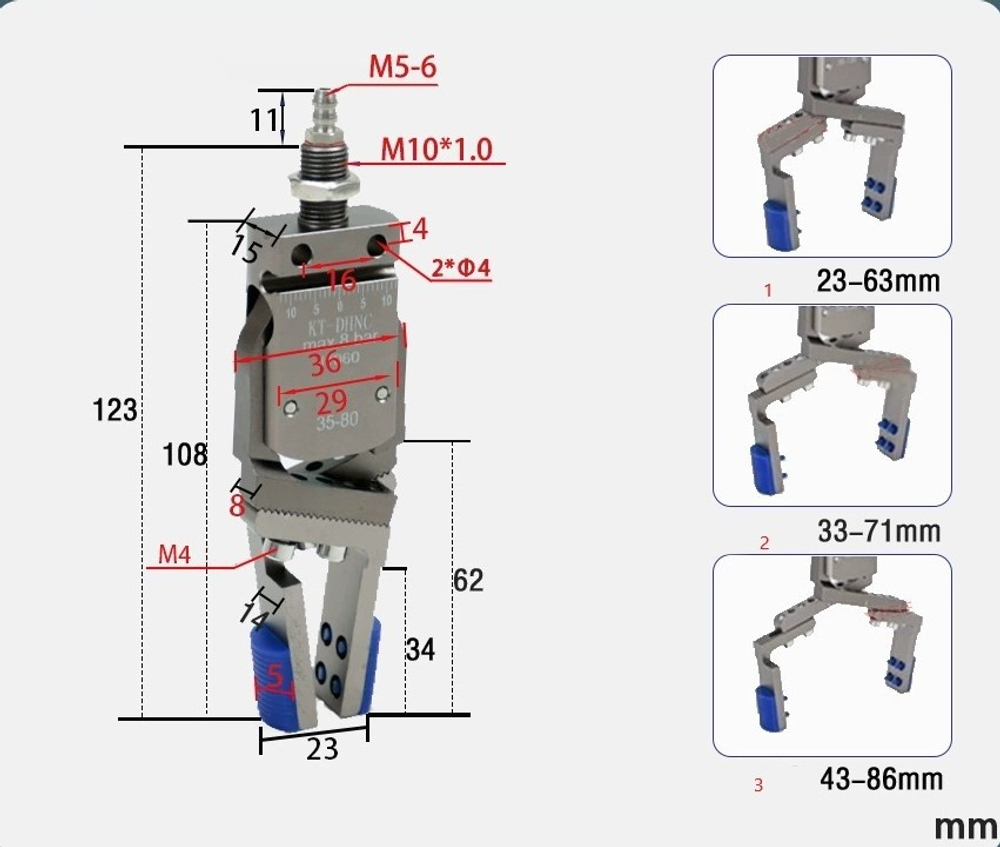 Kt-dhnc-35-80# internal support