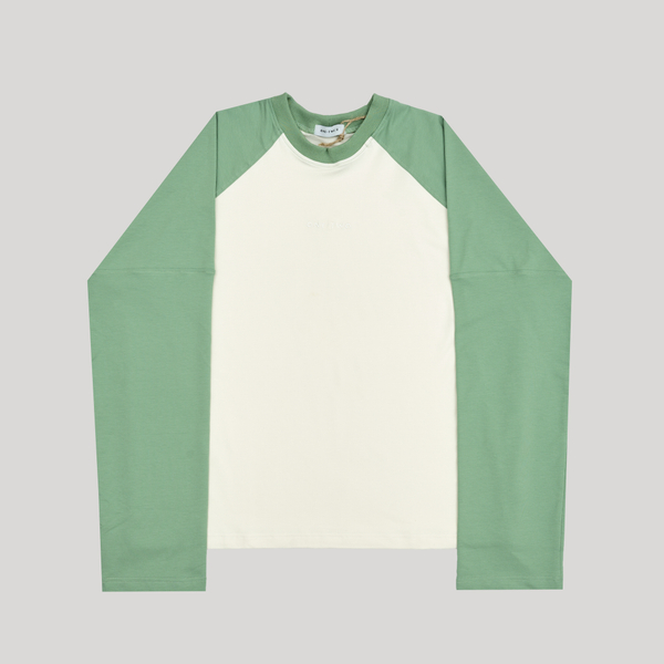 LS T-Shirt Raglan Duo Basil