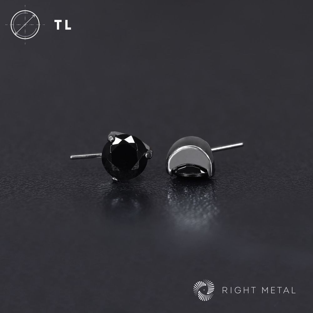 Cubic Zirconia Side Black Б/Р