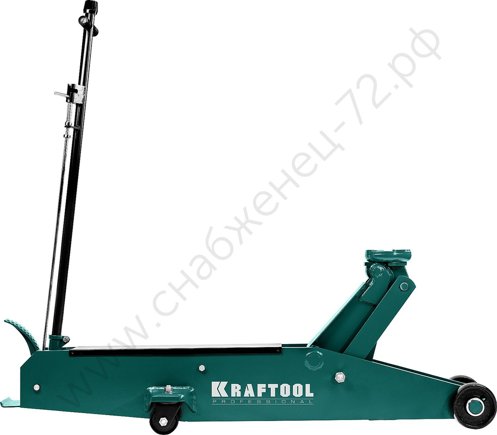 KRAFTOOL HIGH-LIFT, 10 т, 160 - 560 мм, для тяжелой техники, подкатной домкрат (43455-10)