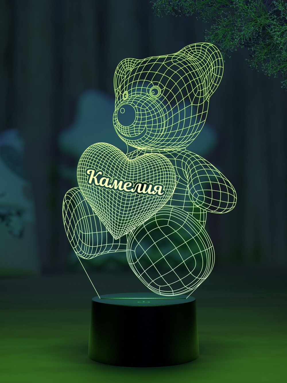 Ночник "Мишка с именем Камелия"
