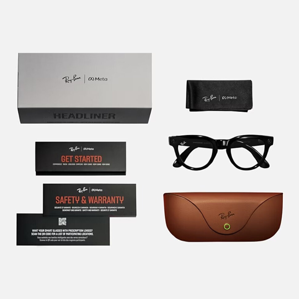 Ray-Ban Meta Headliner ( Цвет оправы - черный, цвет линз - зеленый )
