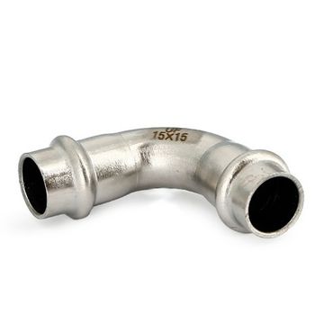 Угол 90° пресс Uni-Fitt 22 мм из нержавеющей стали 783S3300