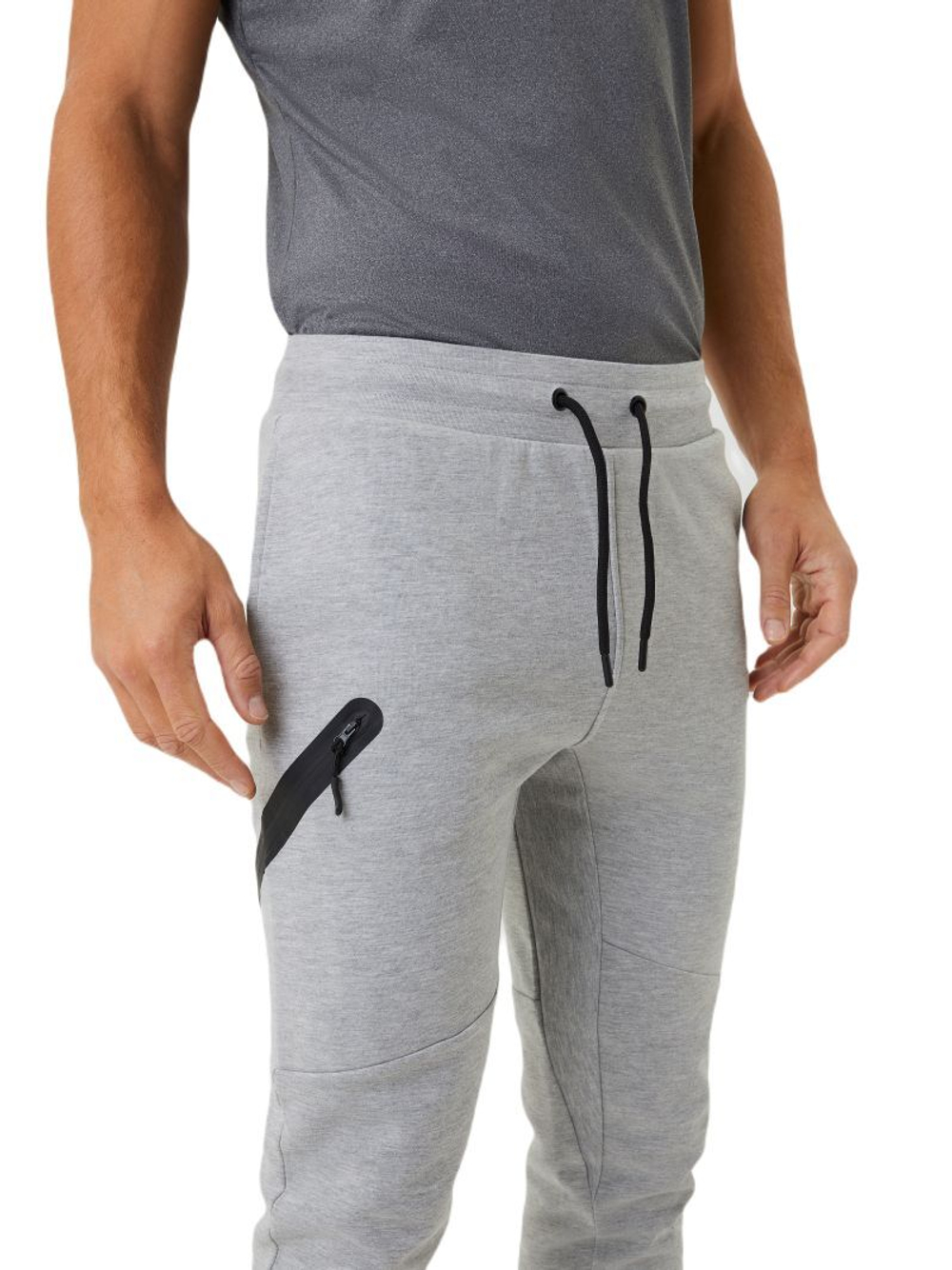 Мужские теннисные штаны Björn Borg Tech Sweat Pants - light grey melange