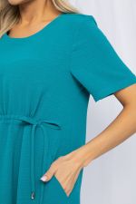 Платье Цветы Лета (морская волна) П13056-18М LT Collection