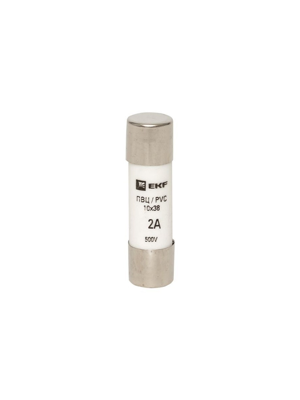 Вставка плавкая цилиндрическая ПВЦ 10х38 2А EKF pvc-10x38-2