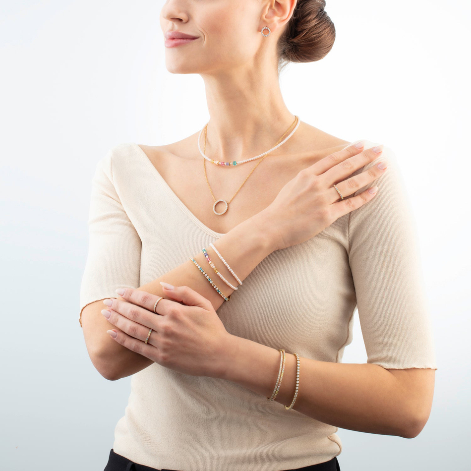 Браслет Coeur de Lion Crystal-Gold 0600/30-1816