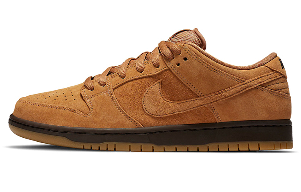 Nike Dunk SB pro "wheat mocha" trend all-match non-slip wear-resistant low-top sneakers for men and women with the same wheat color