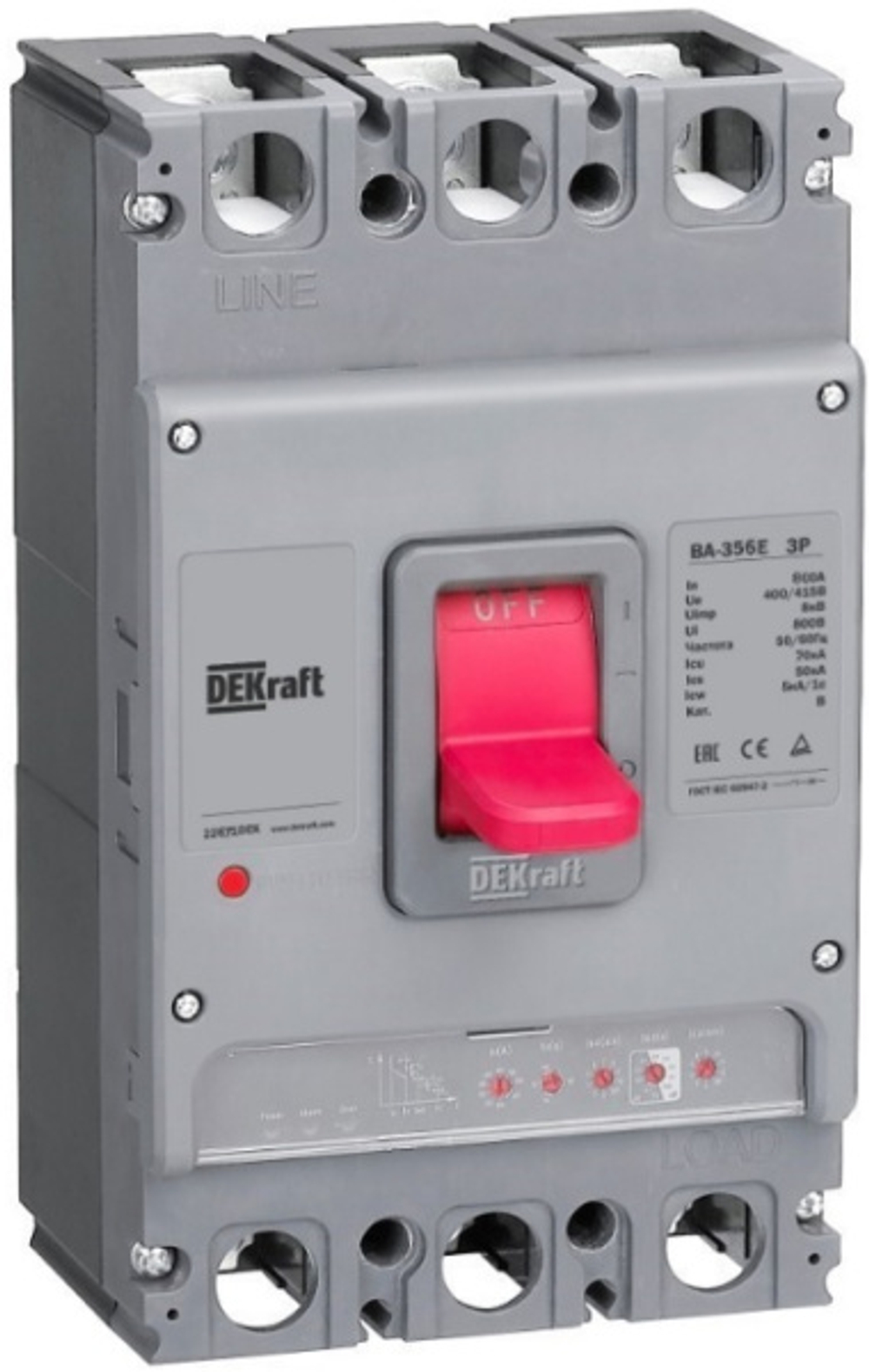 Автоматический выключатель в литом корпусе DEKraft 22671DEK