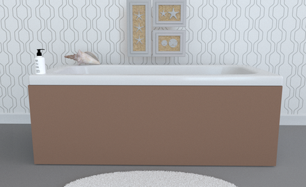 Экран под ванну откидной TR-7-206 мокко матовый soft touch