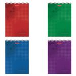 Блокнот БОЛЬШОЙ ФОРМАТ (200х290 мм) А4, 80 л., гребень, картон, жесткая подложка, клетка, BRAUBERG, "Бизнес", 129804