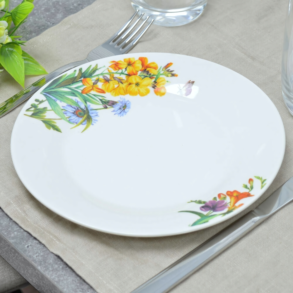 Тарелка десертная 19см Луговые цветы 072984