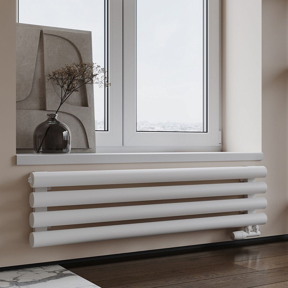 Радиатор трубчатый Guardo Torre 6D-1500-04 NK-GOR-L R9016(M) белый матовый
