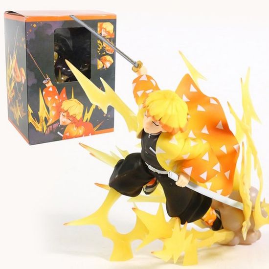 Фигурка Зеницу Агацума, Клинок рассекающий демонов, Demon Slayer, 17 см