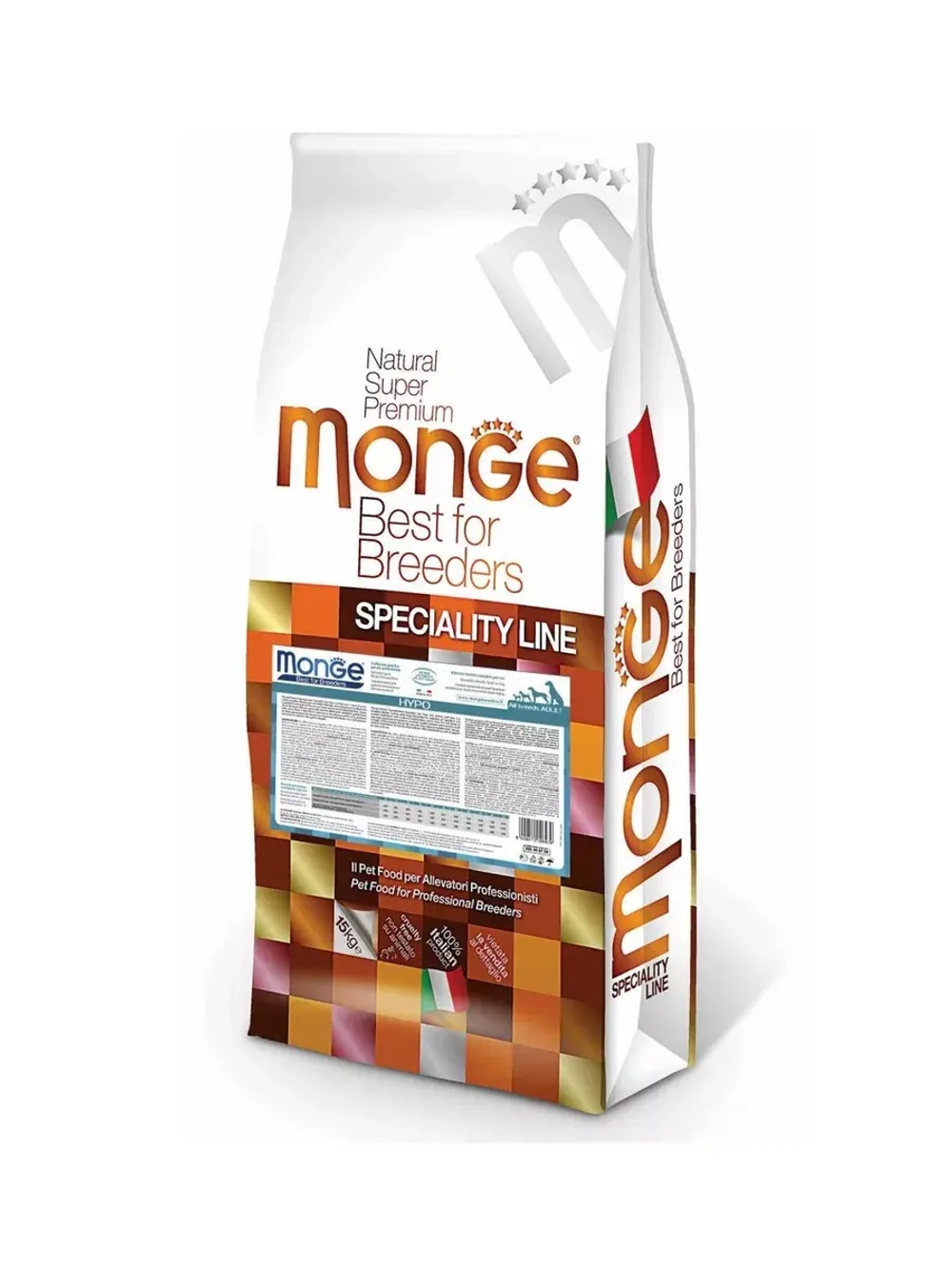 Monge (Монж Дог) Dog Speciality Line Hypo корм сухой для собак тунец и лосось 15 кг.