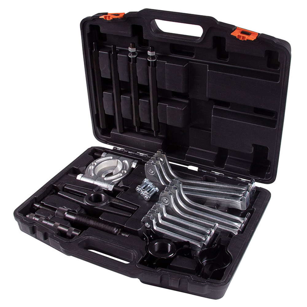 AFFIX (AF10419010C) Съемник подшипников гидравлический 10 т, 75-100 мм, 21 предмет