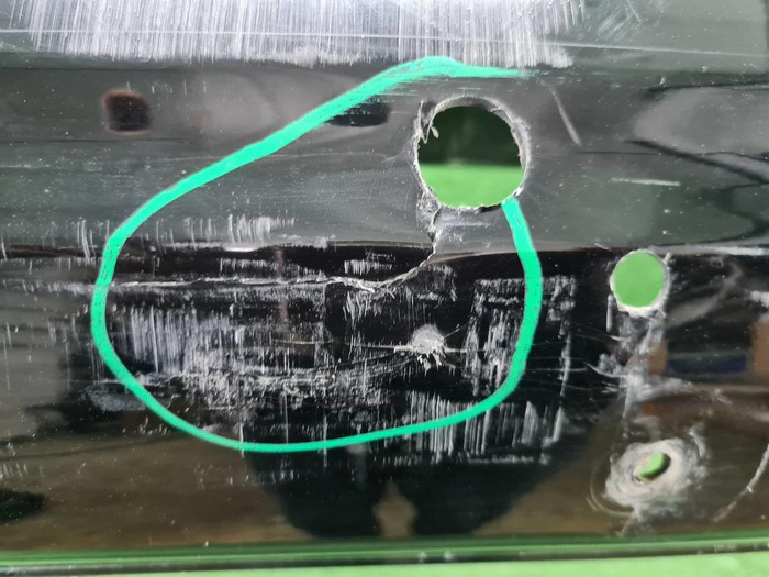 Бампер задний Toyota Land Cruiser 200 (2015-2021)