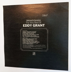 Винтажная виниловая пластинка LP Eddy Grant Walking On Sunshine The Very Best Of Eddy Grant (India 1990)