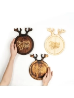 Менажницы "Олень" из кедра