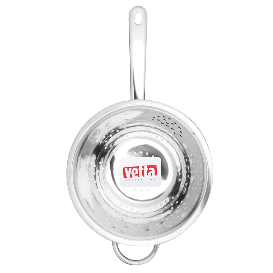 Дуршлаг нерж сталь, 24 см, с ручкой, на ножке, Vetta, 10501-24 К48 /812-015
