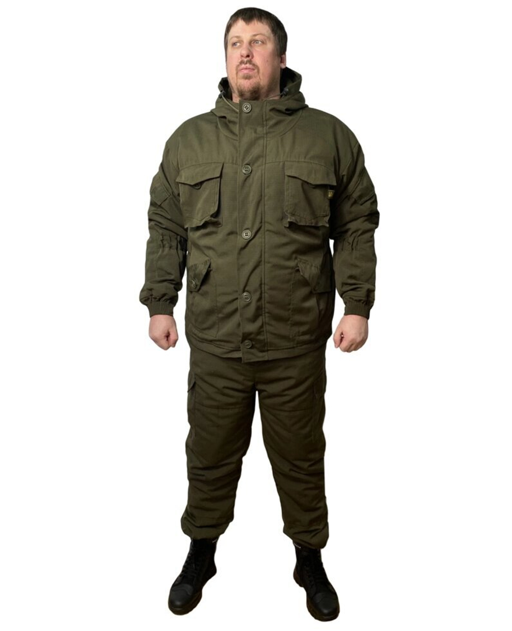 Демисезонный костюм Горка-8 премиум рип-стоп (олива)