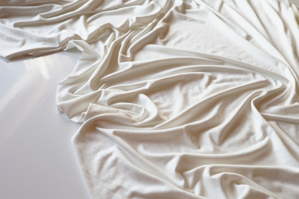 МОЛОКО - Вискозный трикотаж с шёлком (1366 Евгения) (к2 испачкан местами)