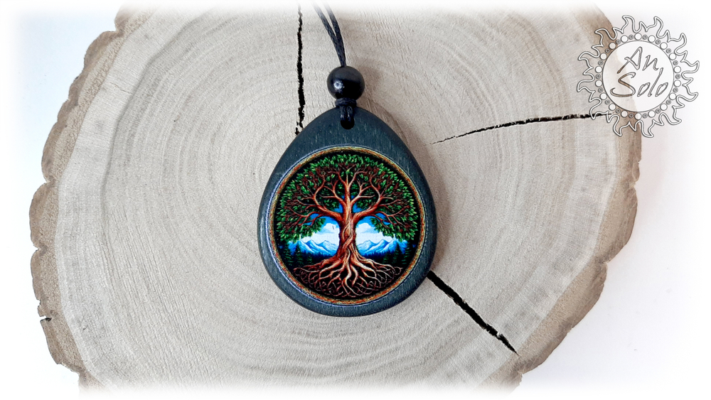Кулон-капля "Древо"