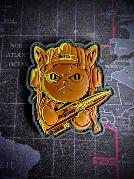 Шеврон Земля Воинов Котик №9 Танкист