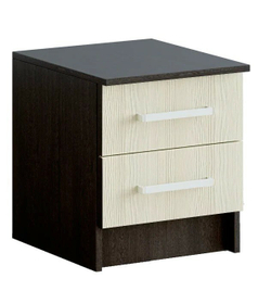 Тумба прикроватная с ящиками Фиеста, венге/лоредо (2 шт)