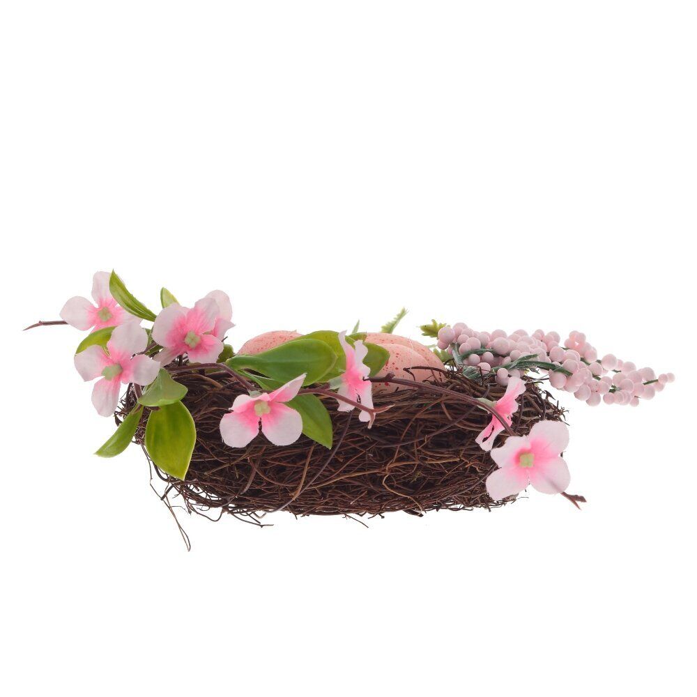 GAEM Изделие декоративное "Гнездо пасхальное", L16 W16 H6 см, 3в.