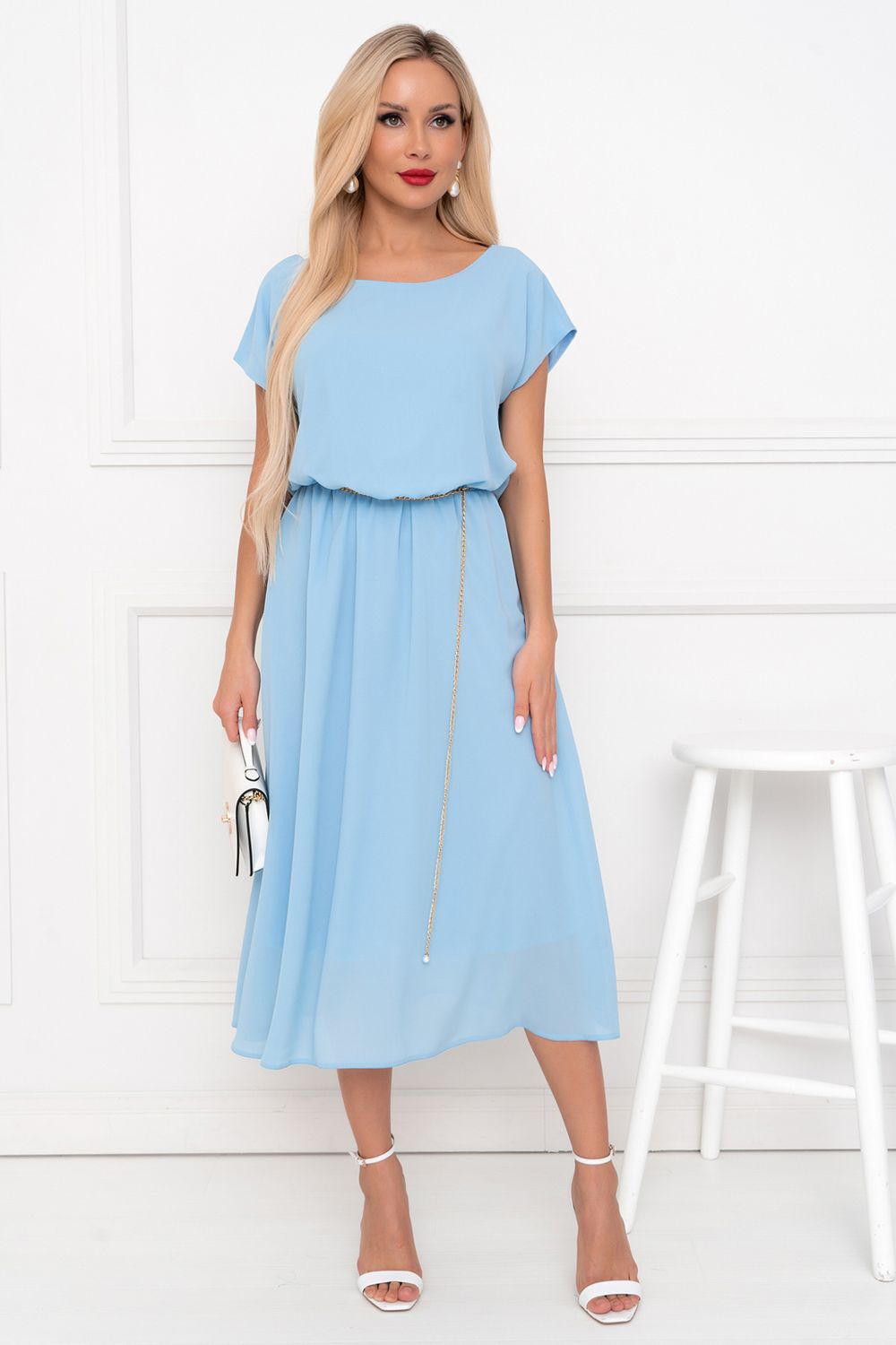 Платье Стелла (голубой) Р11-1169/4 Nikol