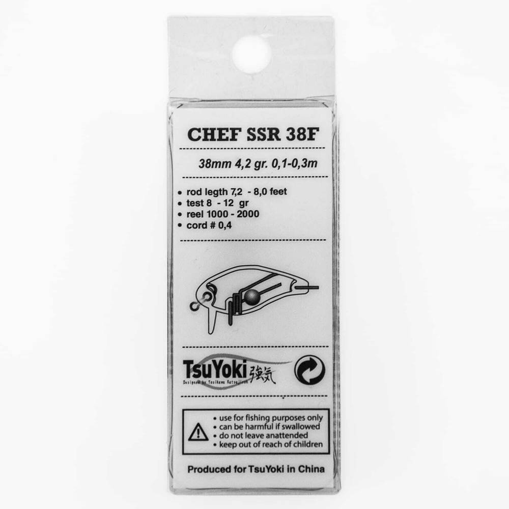 Воблер TsuYoki Chef SSR 38F (38мм, 4.2гр)