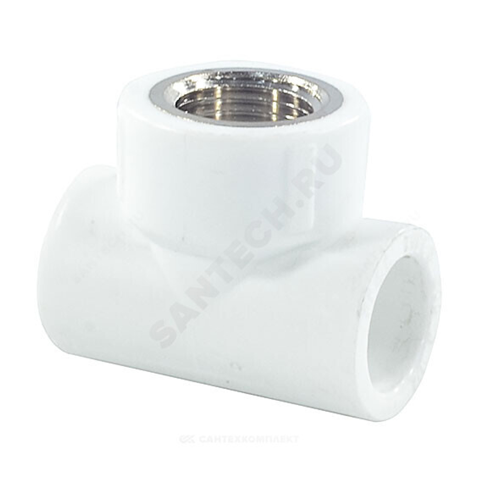 Тройник PP-R комбинированный белый Дн 25х1/2" ВР PRO VALFEX 10127125-PRO