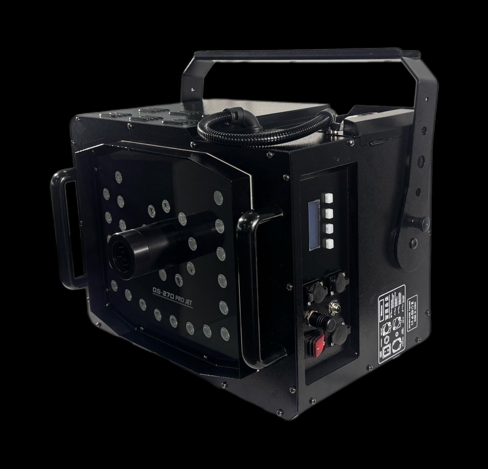 QS-270PRO — Вертикальная дым-машина (аналог CO2) 3500 Вт с RGBW-подсветкой и DMX