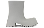 Balenciaga Trooper Rubber Boot Grey Women"s