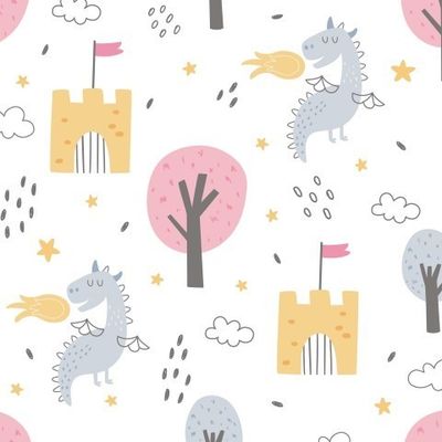 Дракон и замок