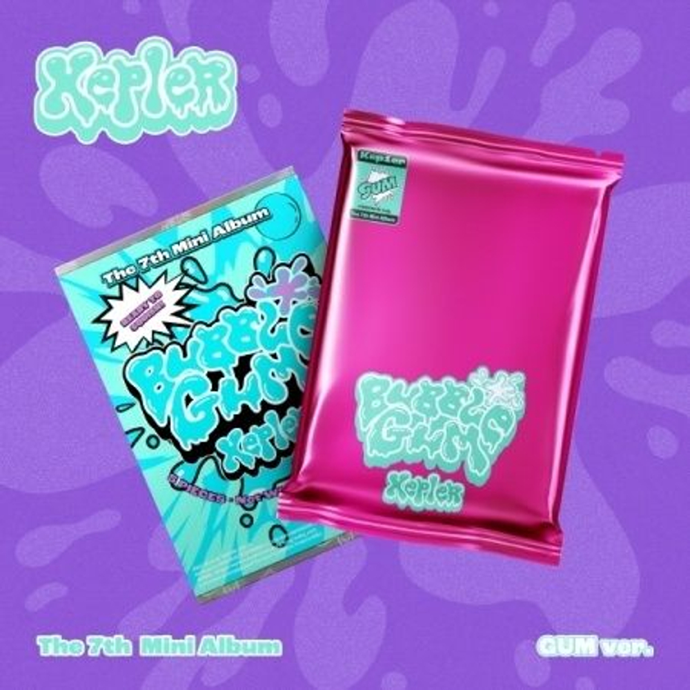 Альбом Kep1er - BUBBLE GUM 7th Mini Album RANDOM Version