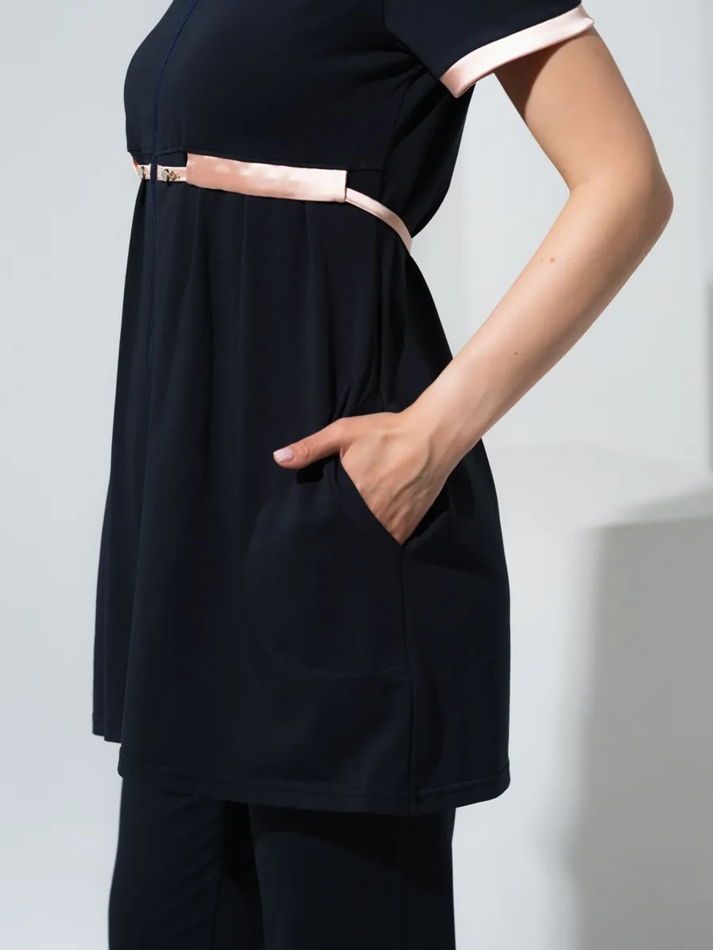 Комплект брючный для беременных туника со штанами