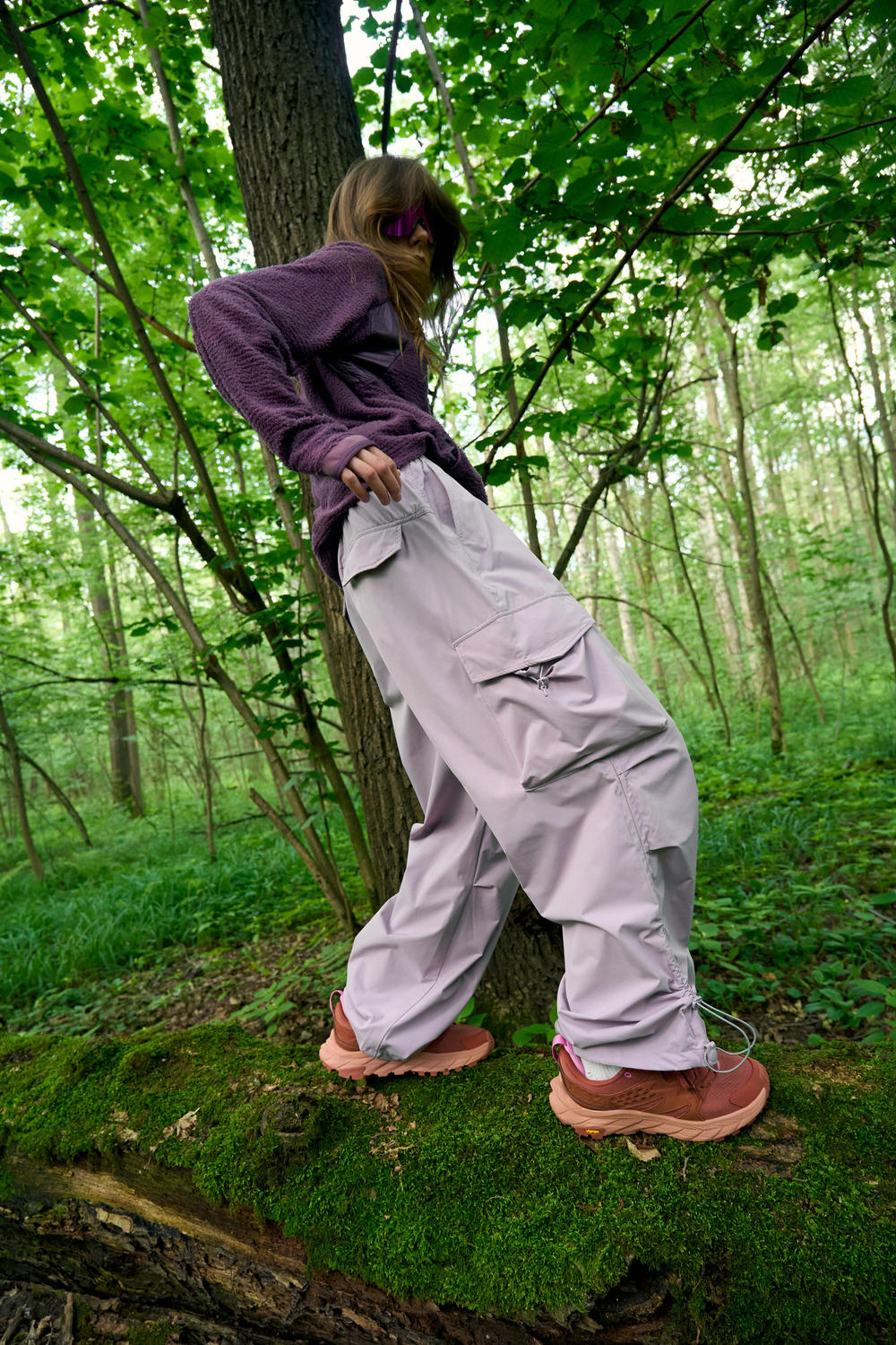 Брюки Nothomme Outdoor 3M Scotchgard Cargo Paratrooper Pants "Lavender Purple" Women's