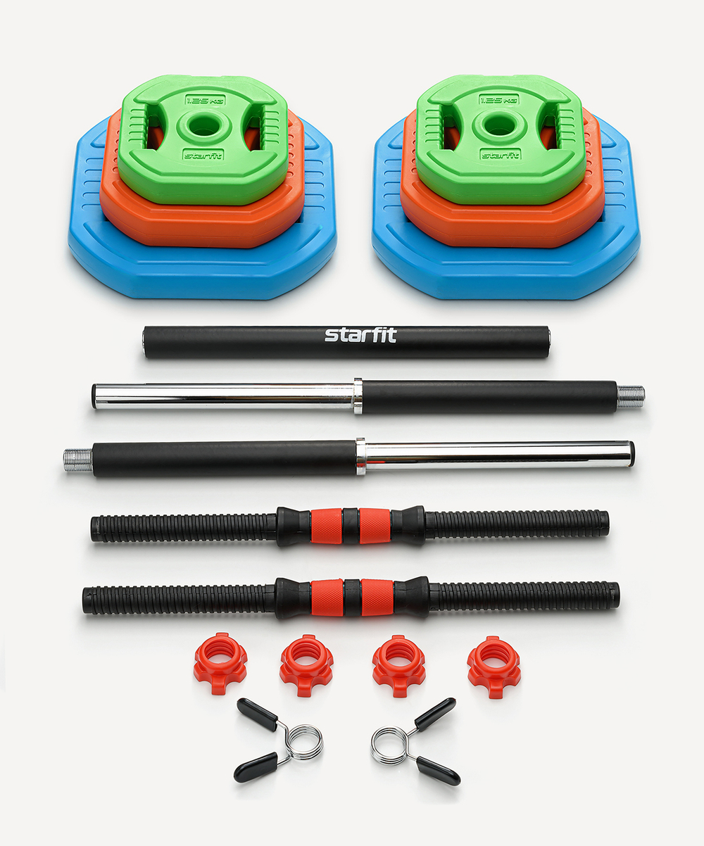 Штанга для бодипампа с разборным грифом BB-711, 19,5 кг